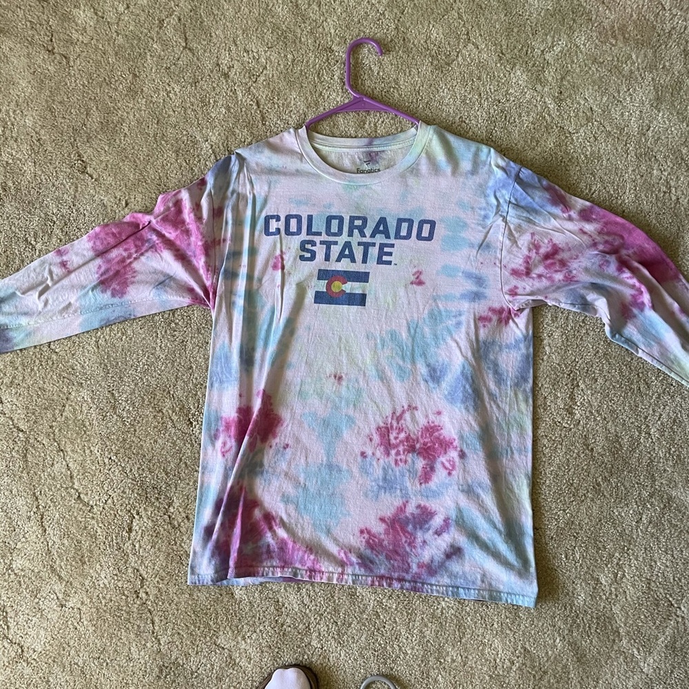 Colorado State tie dye